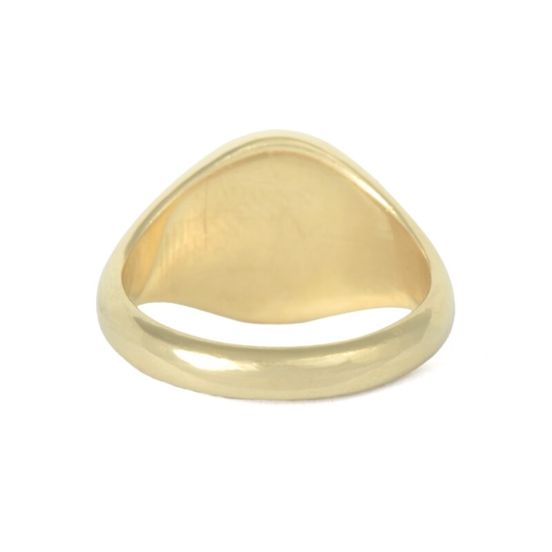 18k Gold Lion Signet Ring