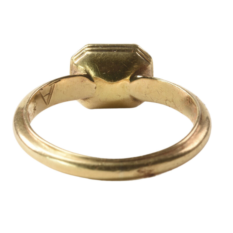 18th Century Gold Stuart Crystal Ring