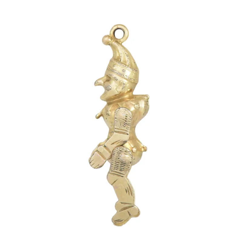 Victorian Gold Articulated Punch Charm