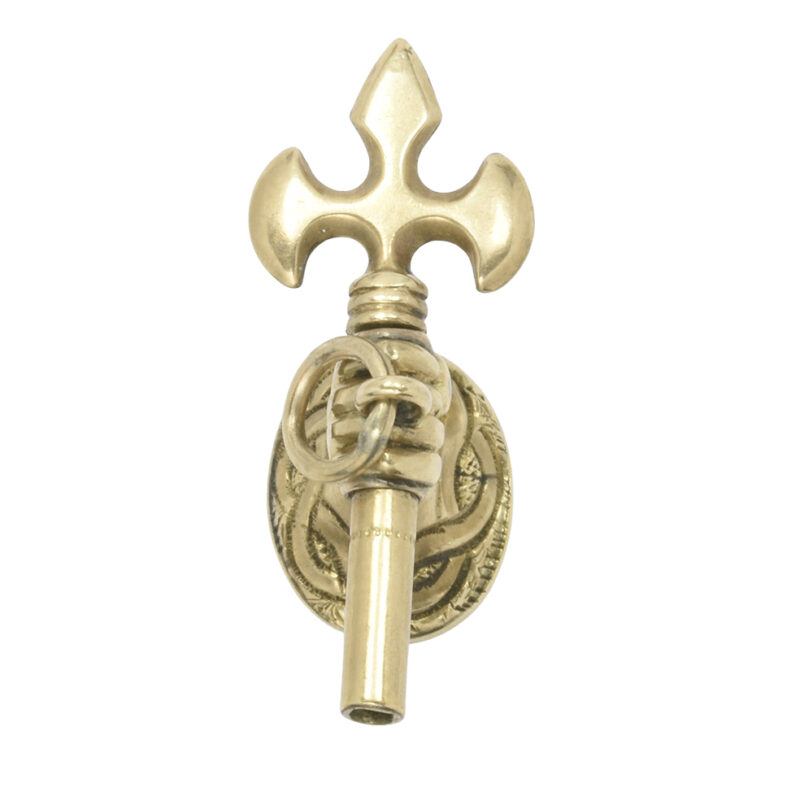Victorian Gold & Sardonyx Battle Axe Combination Seal & Watch Key