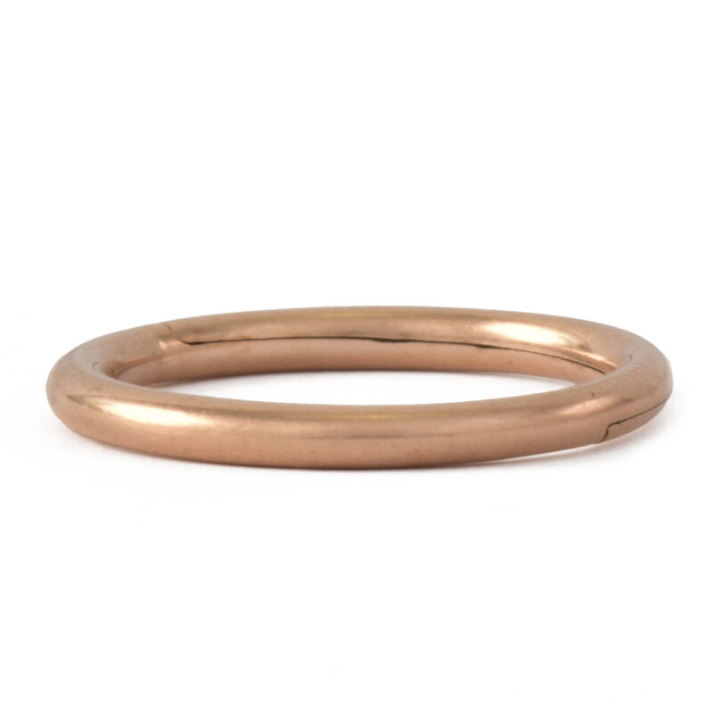 Antique 9k Rose Gold Split Ring