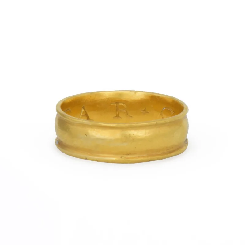 16/17th Century “Fear God” Gold Posy Ring