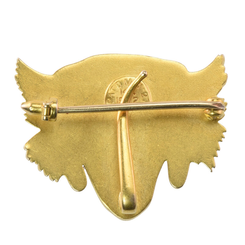 Early 20th Century Gold & Diamond Griffin Brooch