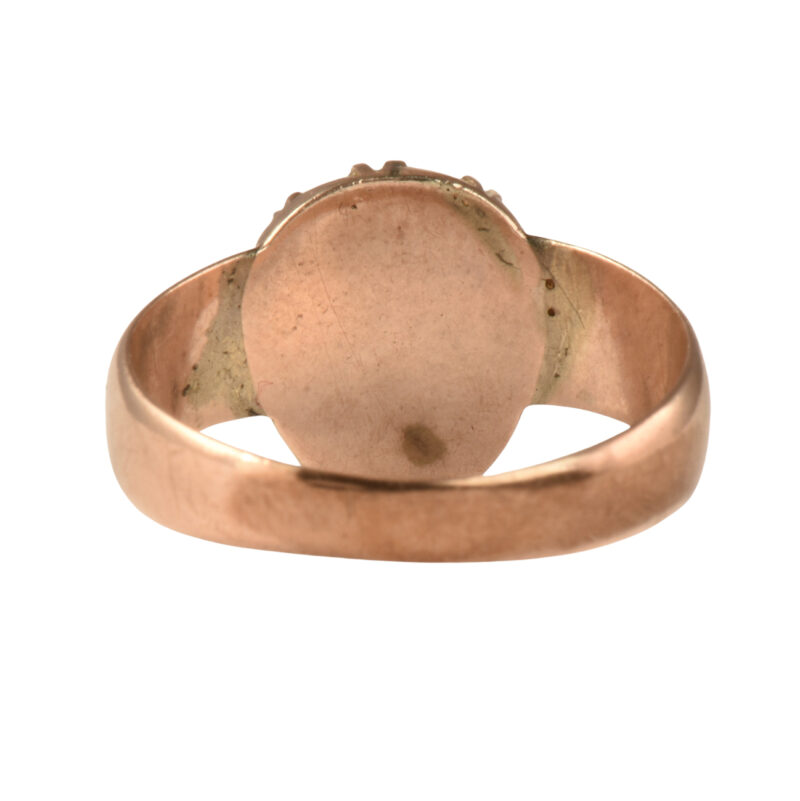Georgian Gold, Carved Amethyst & Diamond Monkey Ring