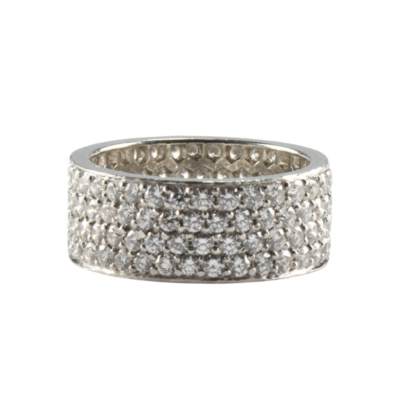 Platinum & Diamond Eternity Ring, 2.64 Carats
