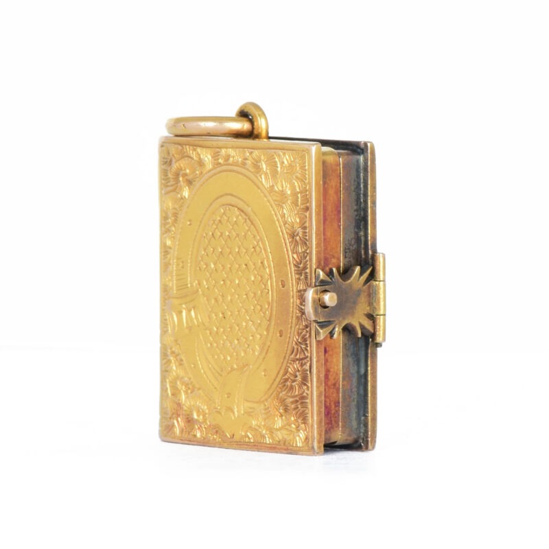 Victorian 15k Gold Book Locket