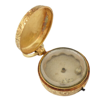 Victorian 15k Gold Dice Spinner Fob