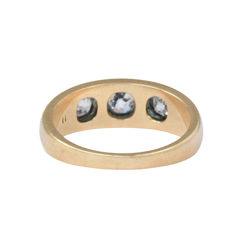 Victorian 18k Gold & Diamond Gypsy Ring