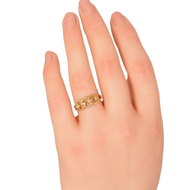 Victorian 18k Gold Knot Ring