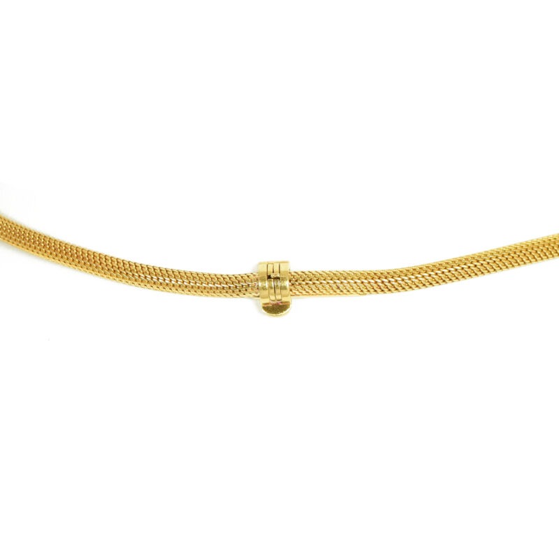 Vintage 18k Gold & Moonstone Necklace