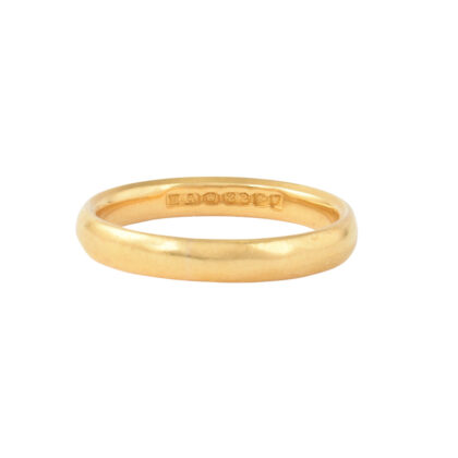 Vintage 22K Gold Wedding Ring Hallmarked