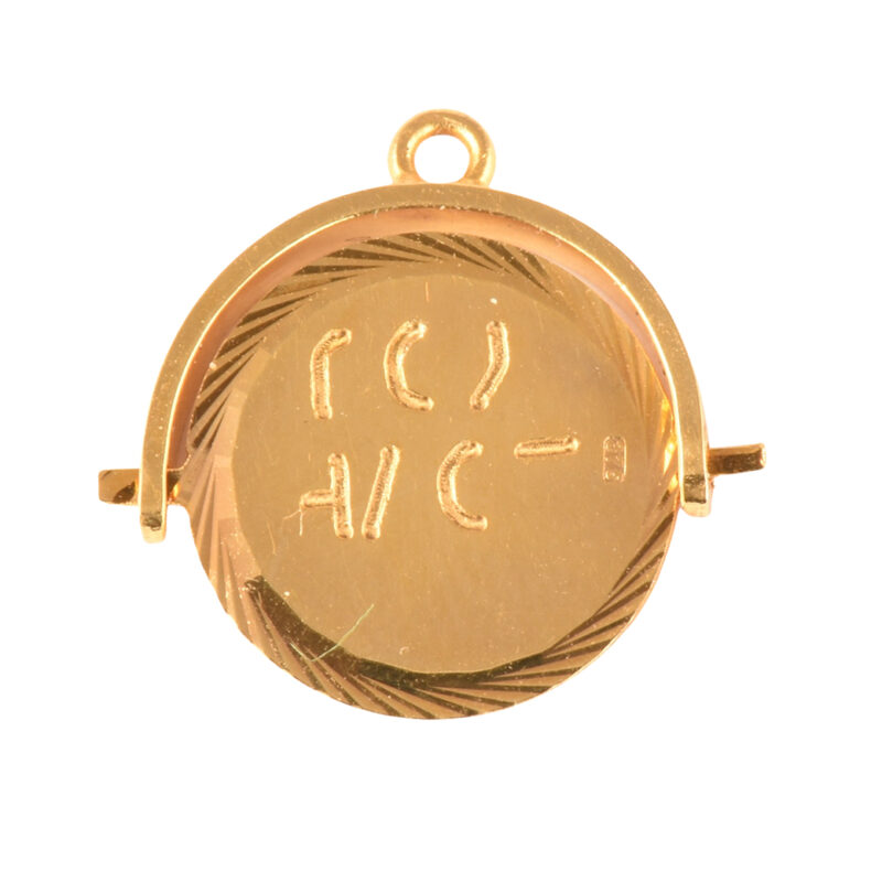 Vintage 9k Gold “I Love you” Secret Spinner Charm